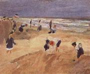 THe Beach at Nordwijk Max Liebermann